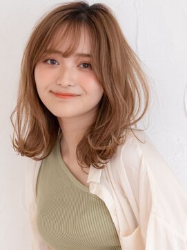 リトル 池袋(little) 透け感外ハネミディアム
