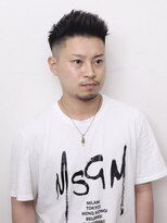 ワンワンオー バーバーショップ 長浜店(@110 BARBER SHOP)&nbsp;30代～40代オススメ　スパイキーフェード