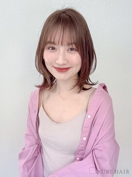 オーブ ヘアー ネージュ 長野店(AUBE HAIR neige) 20代・30代_小顔見せくびれミディ