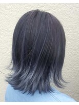 アッシュ 南行徳店(Ash)&nbsp;【外国人風バレイヤージュ】ブルーシルバー