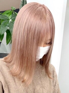 ウィコ 新宿(WICO) ミルクティーピンクベージュ[ケアブリーチペールベージュ新宿駅]