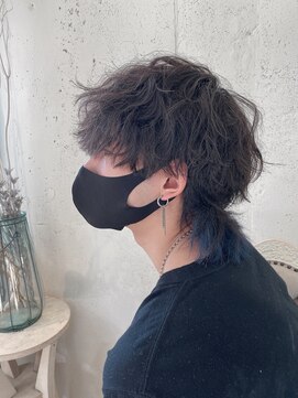 ネクストネオ 静岡(NEXT NEO) NEXT静岡NEO【櫻田】マッシュウルフ　襟足ブルージュ