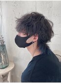 NEXT静岡NEO【櫻田】マッシュウルフ 襟足ブルージュ