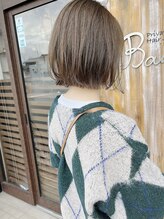 バンビ プライベート サロン(Bambi private salon) 切りっぱなしレイヤーボブ*オリーブグレージュ*Bambi松平愛