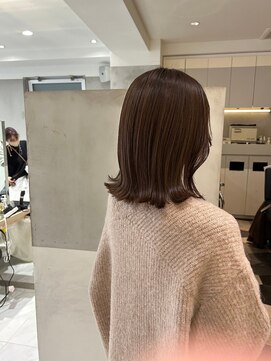 ガリカ(Gallica kinshicho) <haruka>大人っぽく外ハネミディアム x ナチュラルブラウン