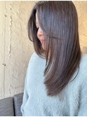流せる長め前髪/韓国ヘア/ロングレイヤー