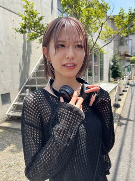 ナループロア ルームー(Nalu pu loa ROOMOO) ピンクベージュ/ボブカット