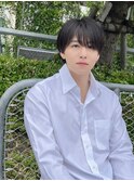 ツイストスパイラル波打ちスパイラルセンターパート刈り上げ束感