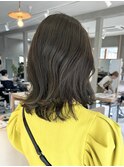 ブリーチなし透明感オリーブベージュ