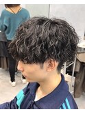 ツイストスパイラルパーマメンズマッシュニュアンスパーマ