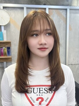 イオエ 梅田(ioe) ダブルカラー/大人ボブ/黒髪スタイル/髪質改善/縮毛矯正