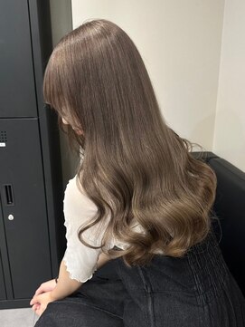 ベレーザ 渋谷(BELEZA) 10517秋色オリーブグレージュ髪質改善透明感カラーワンホンヘア