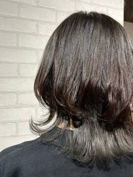 ビスイル 秋葉原店(Vis ill) オリーブベージュ透明感艶感カラーくびれレイヤー