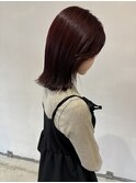 チェリーレッド レッドカラー ブリーチなし ミディアム
