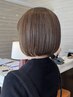 【脱白髪染め】カット＋白髪ぼかしハイライトカラー+クイックスパ　￥19800
