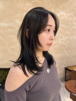 ビュートリアム265(BEAUTRIUM 265)&nbsp;◆レイヤーカット/アッシュグレー/韓国レイヤー/ブルーブラック