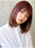  【La fith】ピンクブラウン×ボブスタイル