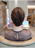 20代30代40代◎結婚式アッシュカラーこなれ大人まとめ髪シニヨン