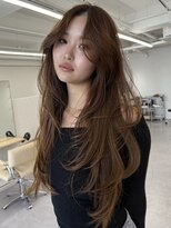バベル アット フルリール 甲子園口(BABEL at fleurir) 明るいベージュカラーにざくざくレイヤーカット