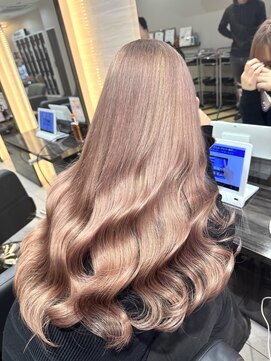 ラピス 大阪アメ村店(Lapis) 【春おすすめ】艶ピンクベージュ