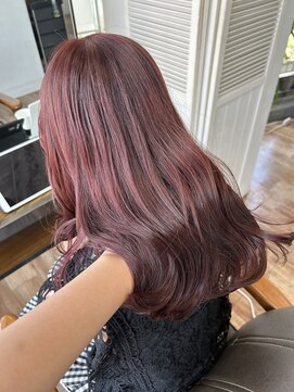 アリスバイアフロート 自由が丘(ALICe by AFLOAT) 〈藤間〉ブリーチなしカシスピンク/大人ピンク/ フェミニン