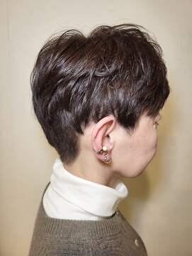 松本平太郎美容室 吉祥寺パートファイブ(PART5) 40代50代60代×ツーブロックショート×イノアカラー×ハイライト