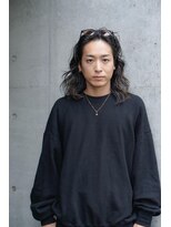 ヘアーズ ベリー 花畑店(hairs BERRY)&nbsp;BERRYメンズカットアッシュブラックツイスパツーブロック