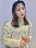 オーセンヘア(AUTHEN.HAIR)&nbsp;（mutsumi.）カチューシャアレンジ【仙台美容室】