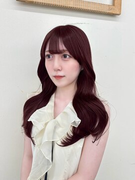 ザシェノンウメダ(THA CHAINON UMEDA) 心斎橋/着物ヘア/大人ガーリー/ダークアッシュ/似合わせカット