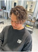 波巻きツイストスパイラルパーマ/フェザーパーマ/眉毛/メンズ