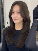 ブラン(Blanc Aoyama)&nbsp;レイヤーカット/顔まわりカット/ブリーチなし/ボブ/ミディアム