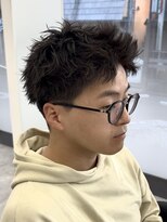 ウィル バイ ブラウン(Vir by Brown)&nbsp;MEN’S HAIR/サーフカール/刈り上げセンターパート/藤沢