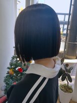 ブーム(BOOM)&nbsp;髪質改善酸性ストレート×艶カラーコンパクトミニボブ