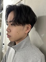 ガーデンタチカワネクスト(garden tachikawa next) センターパート毛流れパーマニュアンスパーマ大人男子20代30代