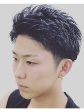 ヤマト(YAMATO)&nbsp;メンズツーブロックアップバングスタイル