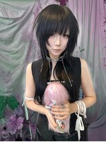 アリー 原宿(ALLY)&nbsp;ハッシュカットシャギーウルフレイヤーカットエクステレイヤー