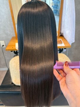 ソワン ドゥ ブレス 今里店(soin de brace) 髪質改善×ミルクティーブロンド