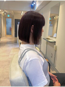 リングヘアギンザ(Ring hair GINZA) ピンクバイオレットボブ【櫻田信之】