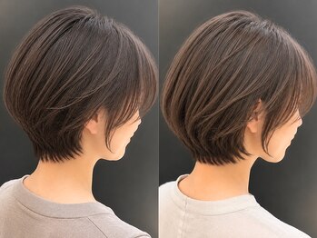 アース 稲毛海岸店(HAIR&MAKE EARTH)の写真/【稲毛海岸駅徒歩3分】骨格・髪質・クセを見極めた、大人女性のための似合わせショート