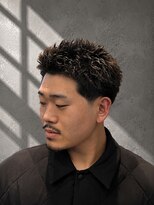ヒロギンザ 難波店(HIRO GINZA) テーパーフェード×スパイキーショート