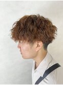 ツイストスパイラル×明るめブラウン