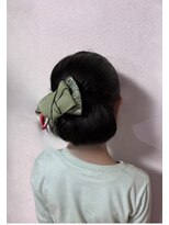 アールバディ 大東店(R Buddy) 【お祭りセット】シンプルなシニヨンスタイル