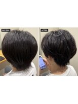 ラトヴァ 柏の葉美容室(latva)&nbsp;ショート×ナチュラル縮毛矯正