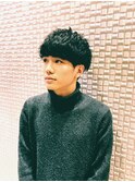 黒髪グランジショート