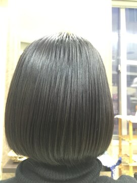ヘアーサロン ティアレ(hair salon Tiare) ダークカラー黒髪暗髪丸み美シルエットボブ