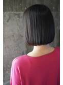 内巻きボブ