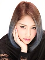 エマージュ 大宮(Emerge)&nbsp;ナチュラルカールストレート【スカイブルー】