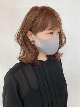 ヘアーアンドスパ フェリーチェ ミチ 野田屋町店(HAIR&SPA felice MICHI) 切りっぱなし風ボブ