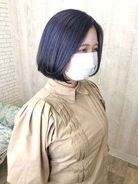 ラッズプラスエイチ(Lads+h) シルバーネイビー　韓国風