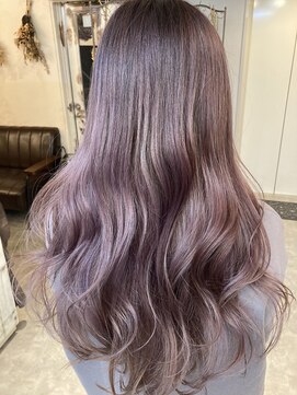 ヘアスタジオニコ(hair studio nico...) ピンクシルバー